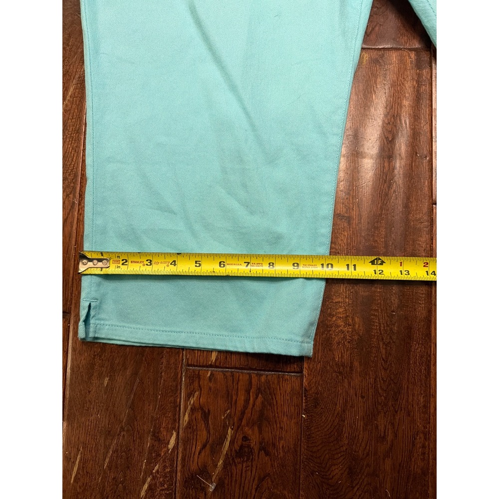 Lauren Ralph Lauren Jeans Co Womens 18W Blue Cropped Capri Pants Stretch‎ Denim - Picture 2 of 5